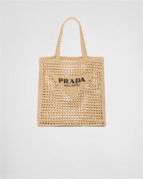 prada knit tote|prada foldable shopping tote.